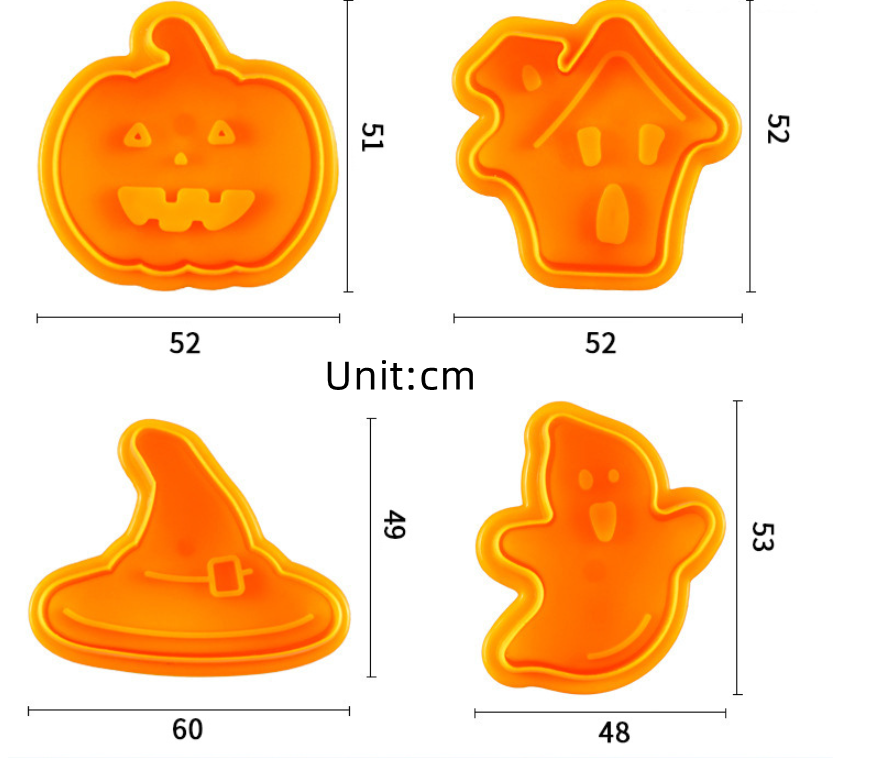 Halloween Diy Cake Decorating Plastic Cookie Cutters