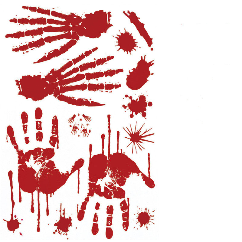 Halloween Decoration Bloodmark Wall Sticker Window Sticker