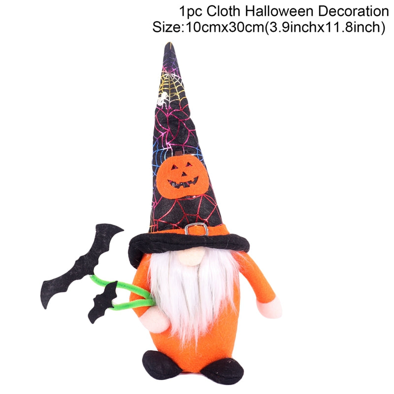 Halloween Dwarf Doll Ghost Festival Goblin Rudolph Faceless Dolls Holiday Ornaments Window Decorations