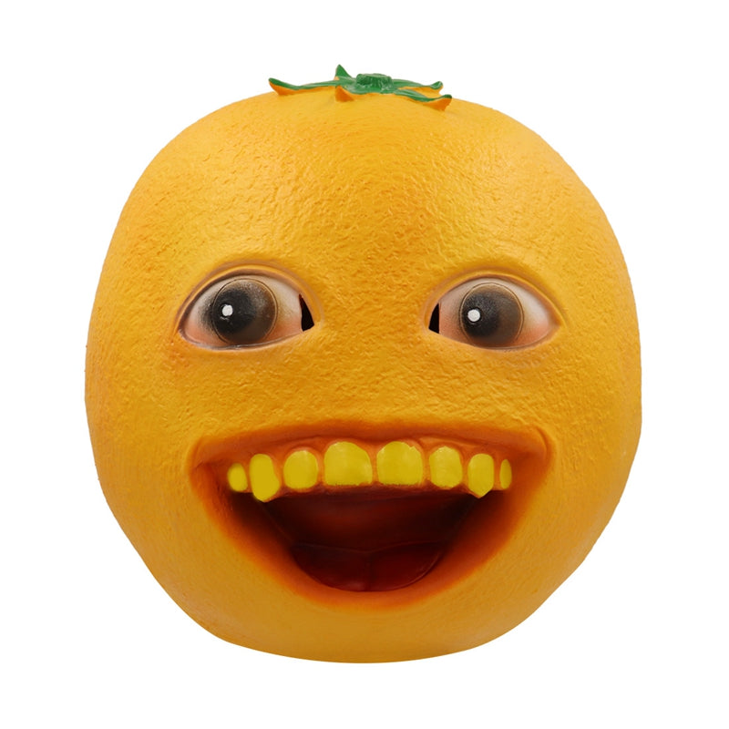 Orange Fruit Orange Emoji Pack Mask Headgear Halloween Stage Drama Show Funny Vibrato Funny Headgear