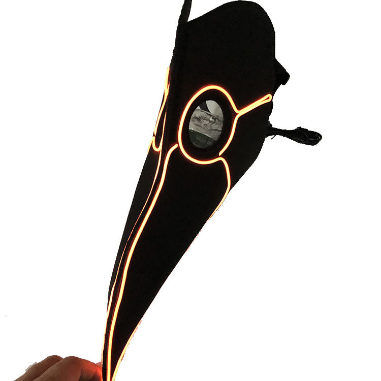 Halloween Mask glowing beak mask