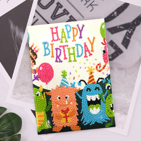 Creative Christmas Card Christmas Card Diamond Painting Greeting Card