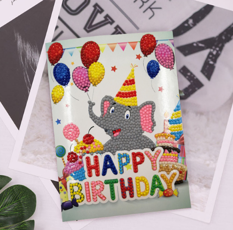 Creative Christmas Card Christmas Card Diamond Painting Greeting Card