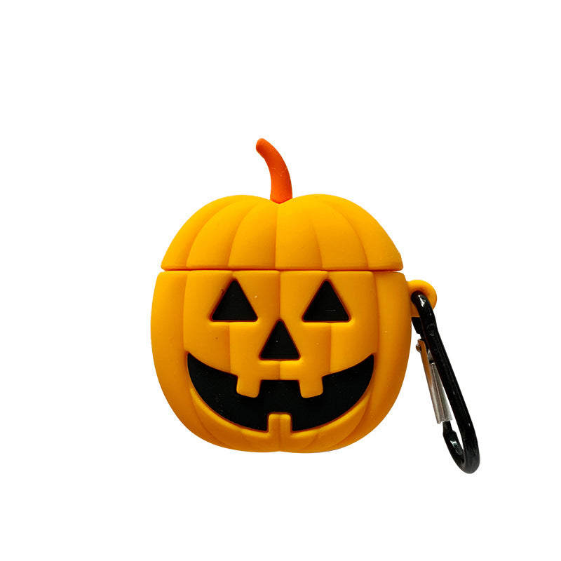 Halloween Pumpkin Headset Protective Cover Silicone