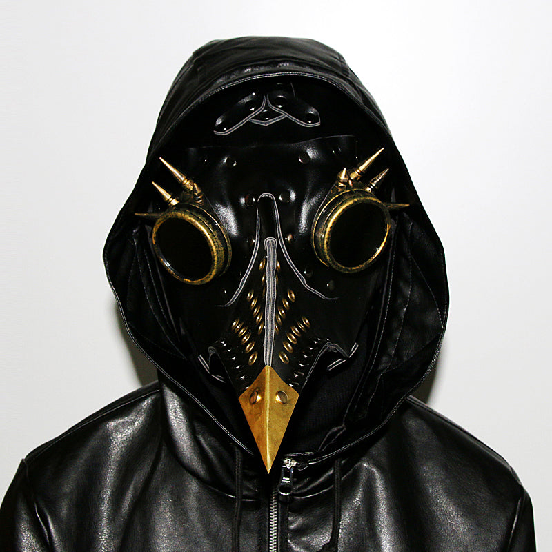 Domineering plague long beak doctor mask halloween