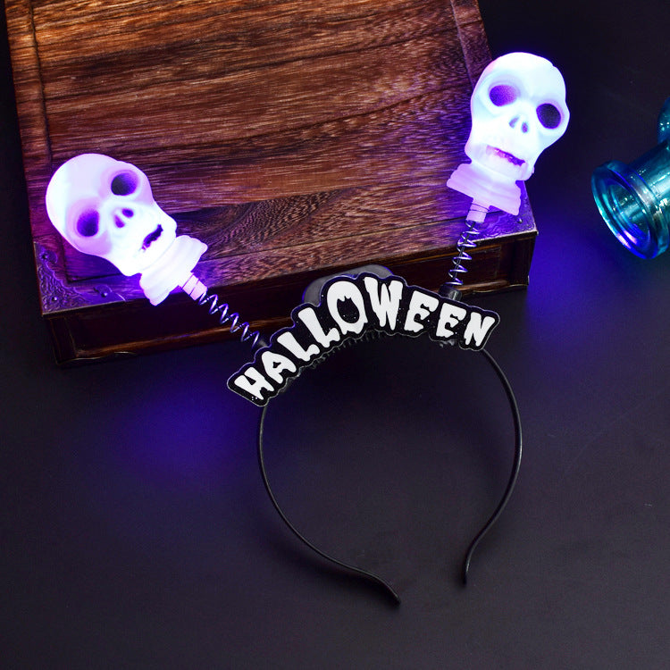 Halloween props gift glowing ring pumpkin lantern