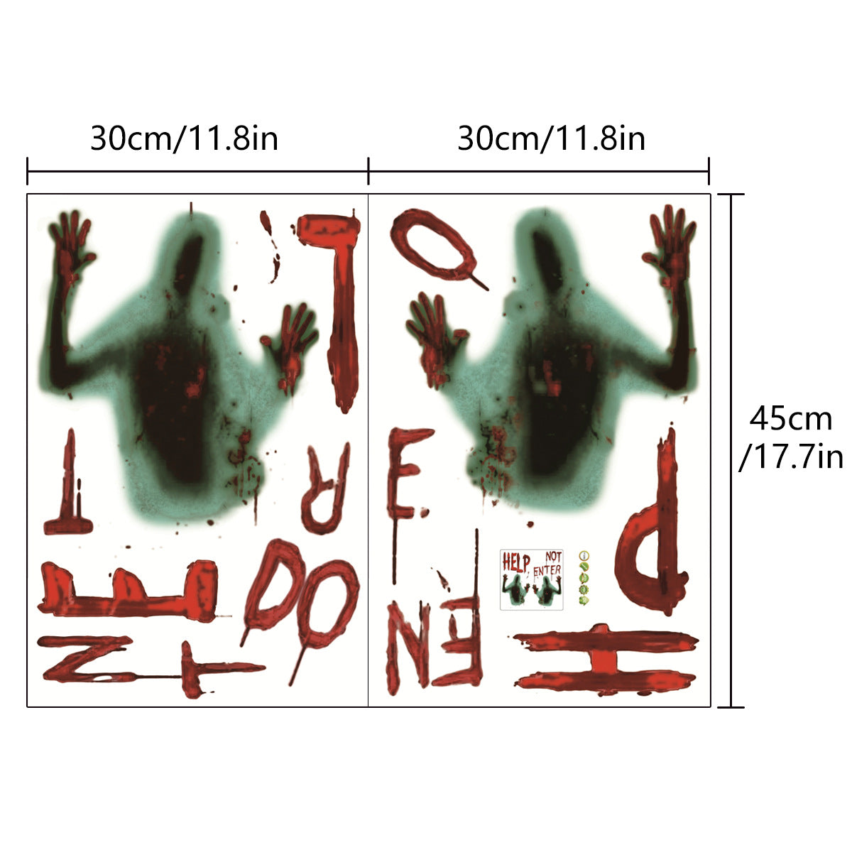 Halloween Zombie Wall Sticker