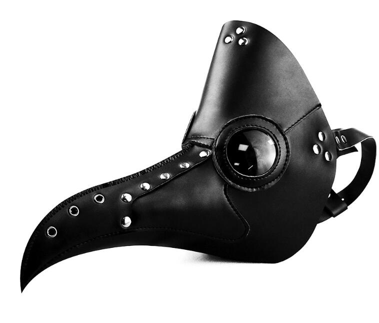 Gear Duke Halloween Gothic Black PU Beak Mask