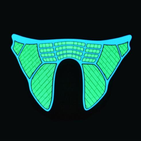 Fashion Wire LED Halloween Easter Rave Mask Luminous Costume Mask Party Easter Decor Gift