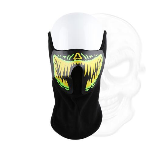 Fashion Wire LED Halloween Easter Rave Mask Luminous Costume Mask Party Easter Decor Gift