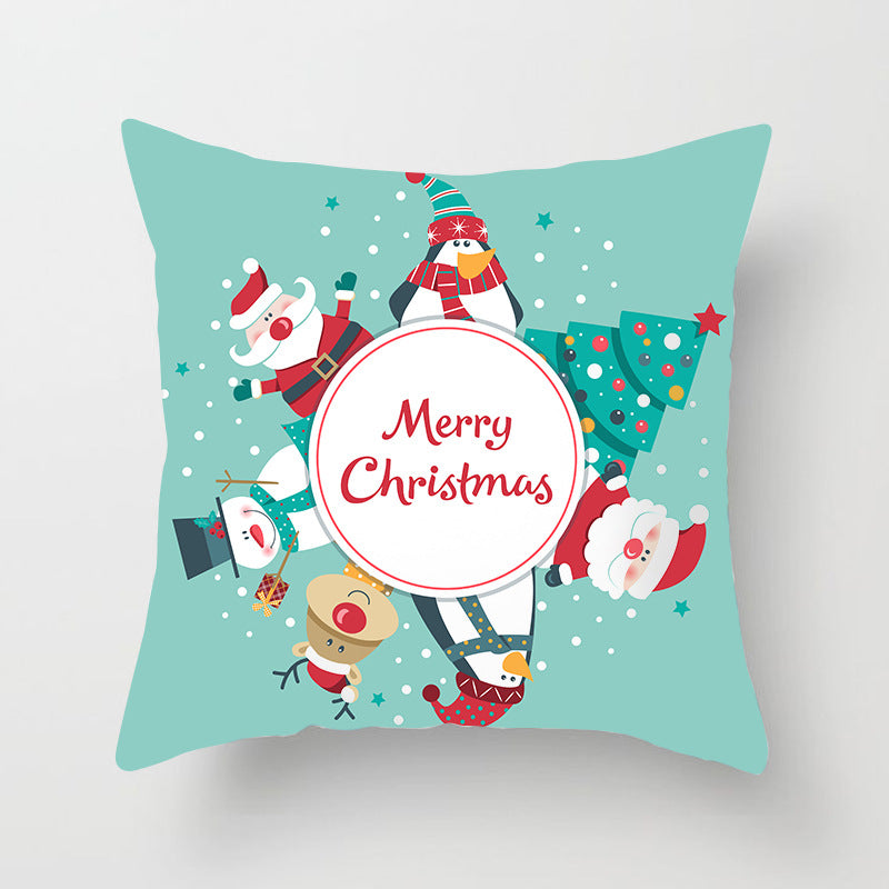 Christmas cartoon pillowcase