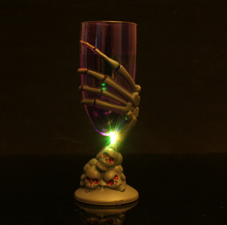 Halloween Creatieve Lichtgevende LED Cup Goblet SKull Claw Skelet Party Bar Nachtlampje KTV prop
