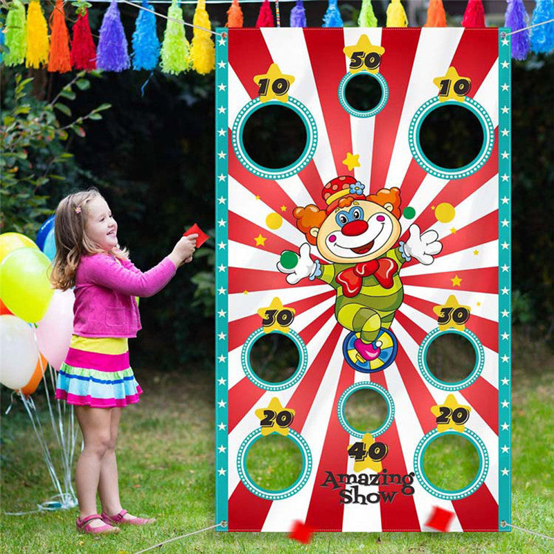 Carnival Halloween Throwing Game Hanging Flag