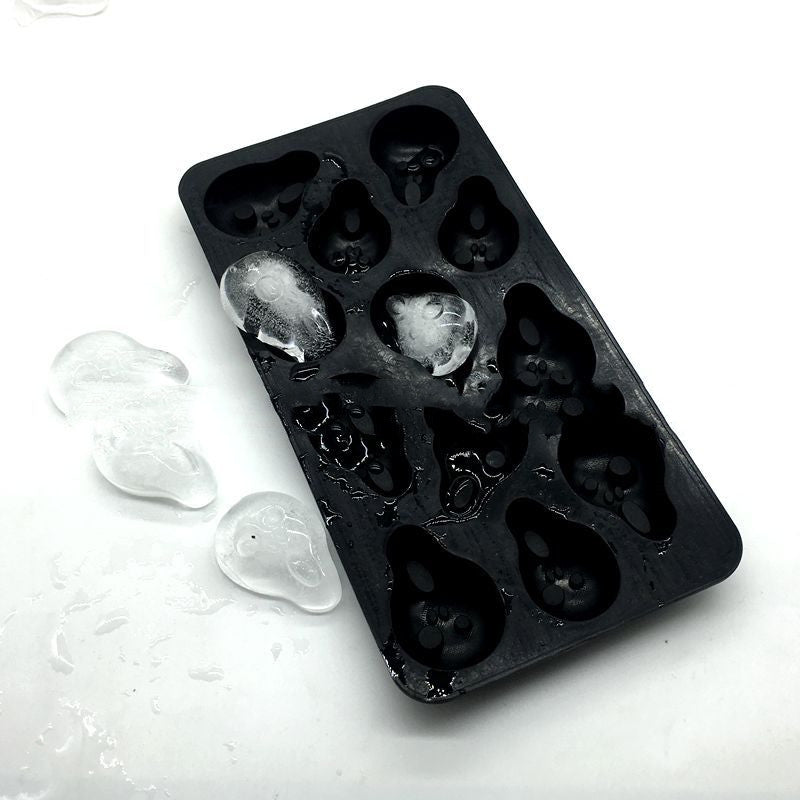 Creative DIY Halloween Screaming Ice Tray Screaming Silicone Ice Tray