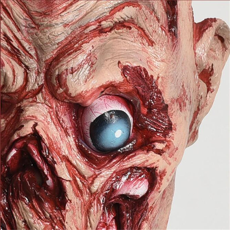 Halloween Decoration COS Ghost Festival Horror Rotten Face Mask Rotten Bloody Disgusting Tricky Funny Headgear