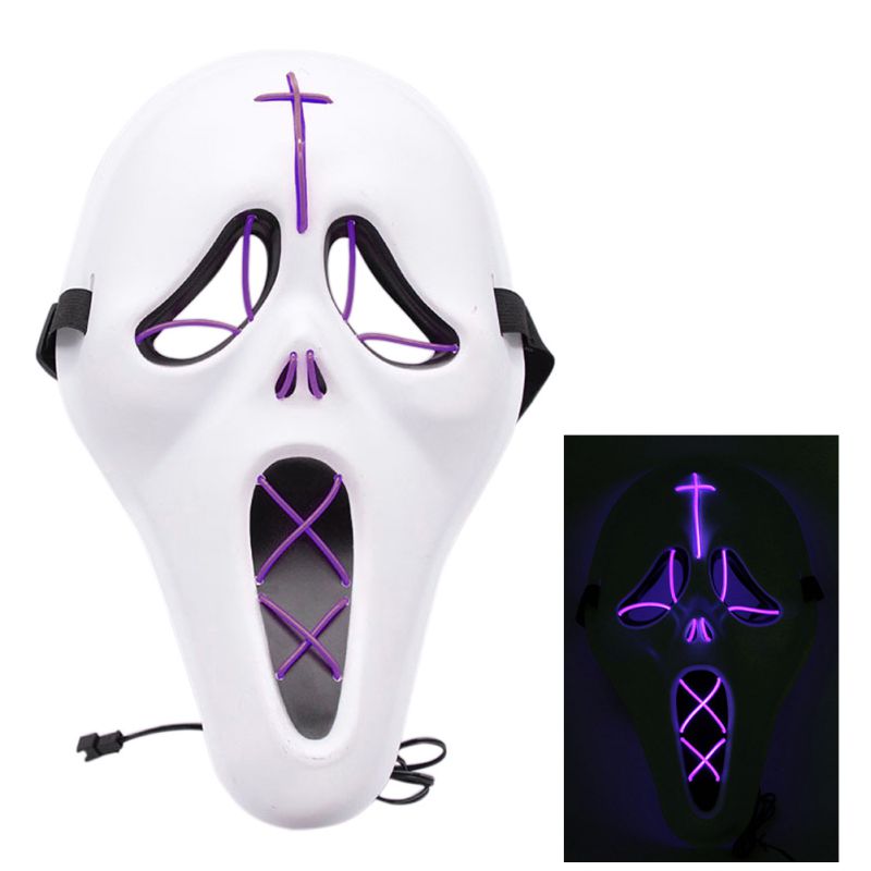 Halloween led glowing mask