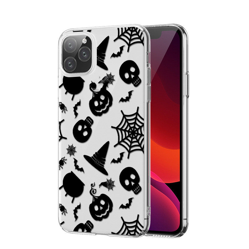 Halloween Series Clear Silicone Protective Case