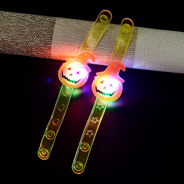 Halloween props gift glowing ring pumpkin lantern