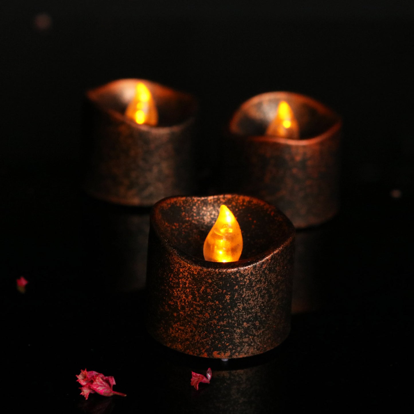 Halloween brown luminous led electronic candle