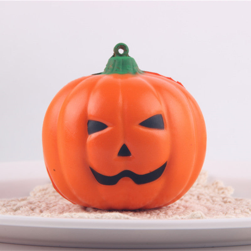 Simulation PU Halloween Pumpkin Model Decoration Props