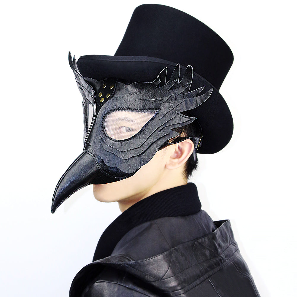 Domineering plague long beak doctor mask halloween
