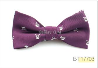Polyester skull tie Halloween party accessories