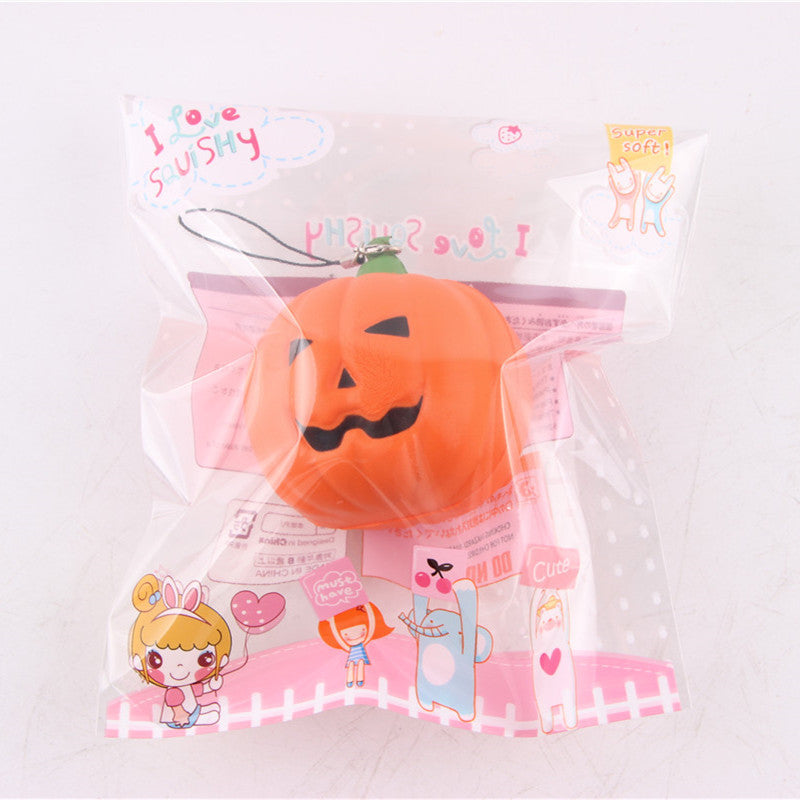 Simulation PU Halloween Pumpkin Model Decoration Props
