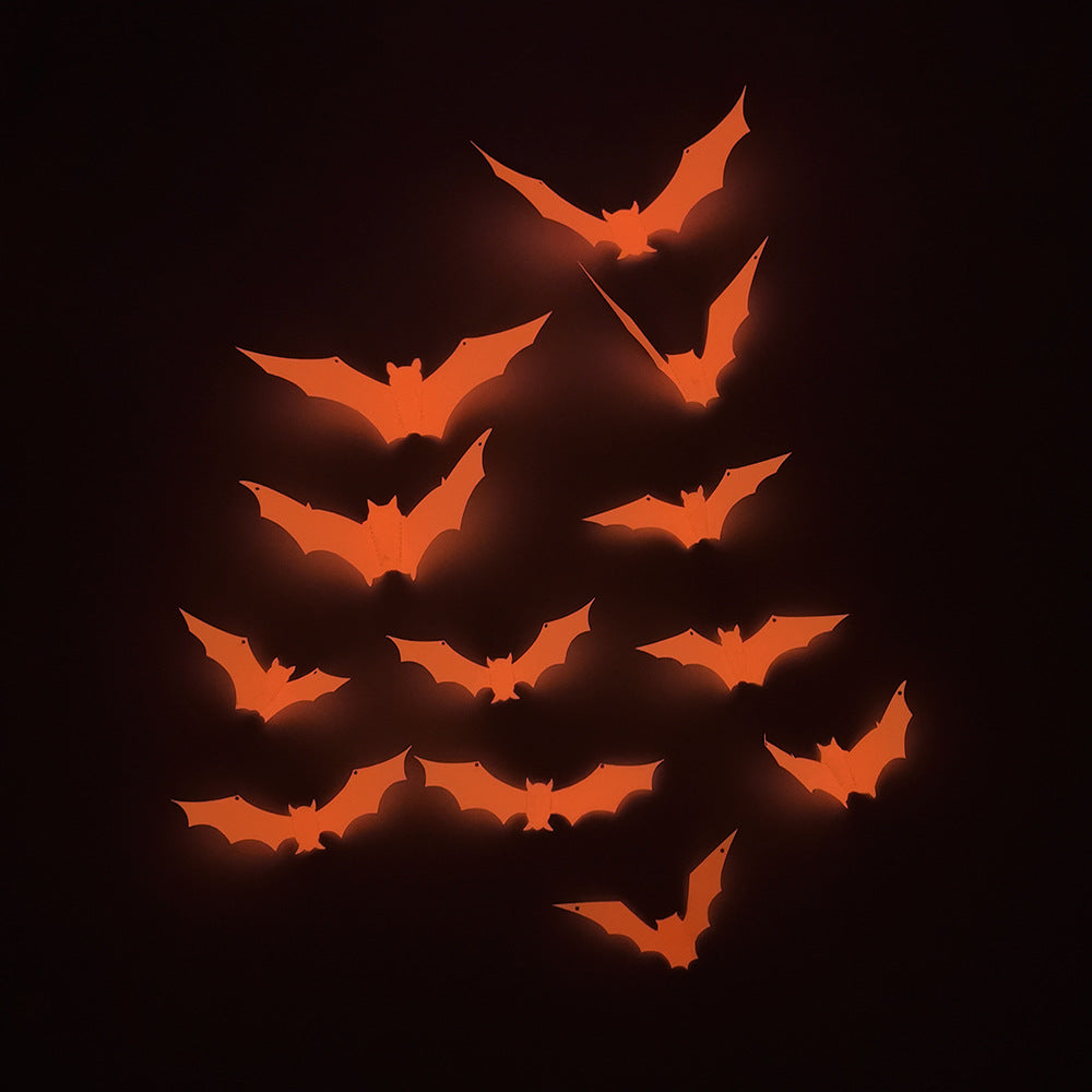 Halloween Pumpkin Bat Shape Craft Hanging Decoration