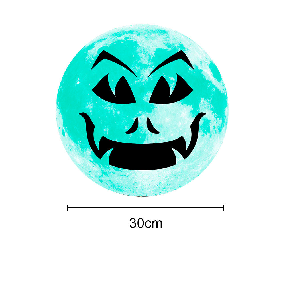 Halloween Crow Pumpkin Luminous Fluorescent Sticker