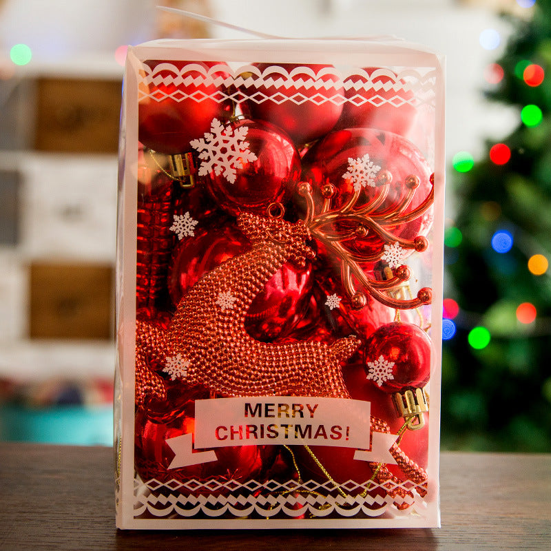 Fashion Family Ornaments Christmas Decorative With Christmas Balls