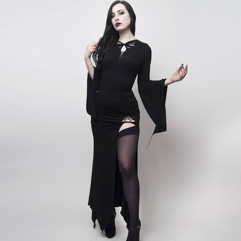 Women's Slim Fit Bag Hip Halloween Dark Skirt