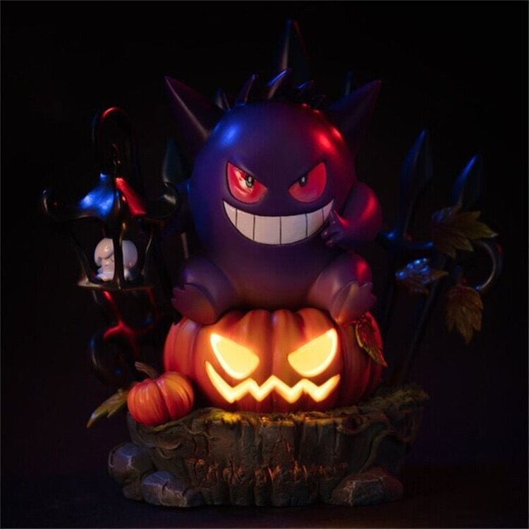 Halloween Pumpkin Lantern Sculpture Resin Crafts Ornaments