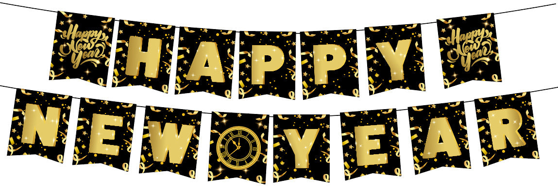 2024 New Year Theme Party Tableware Suit
