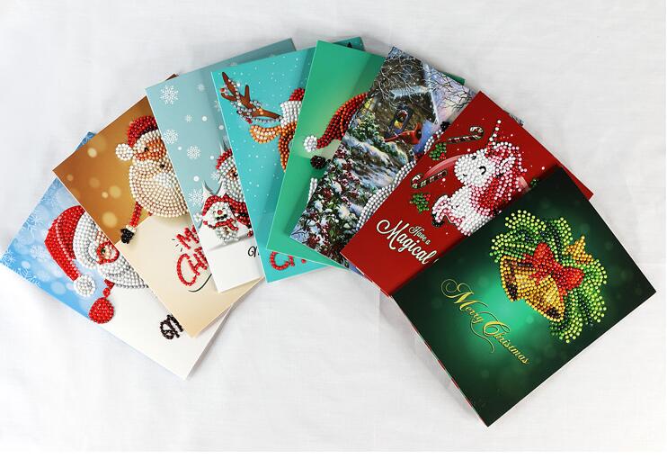 Creative Christmas Card Christmas Card Diamond Painting Greeting Card