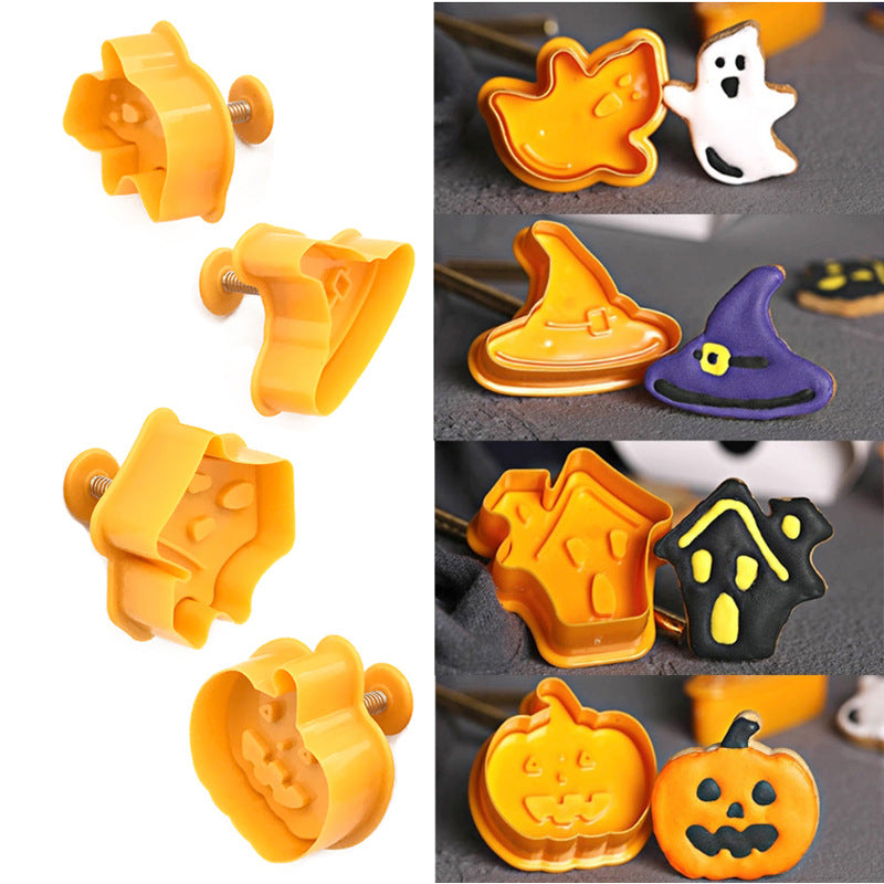 3D Cartoon Biscuit Mold DIY Halloween