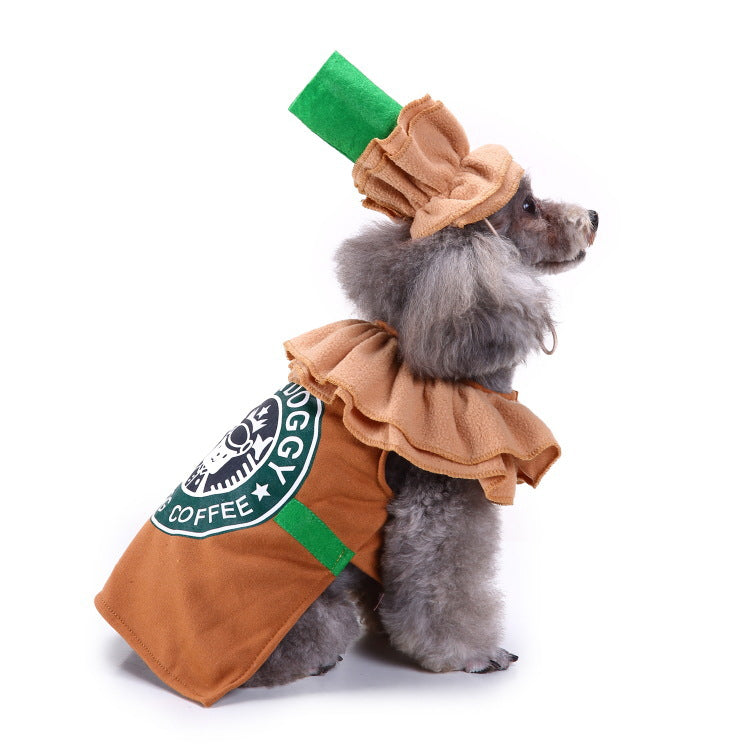 Dog supplies pet Christmas clothes creative Halloween Christmas pet clothes funny dog clothes cross-border