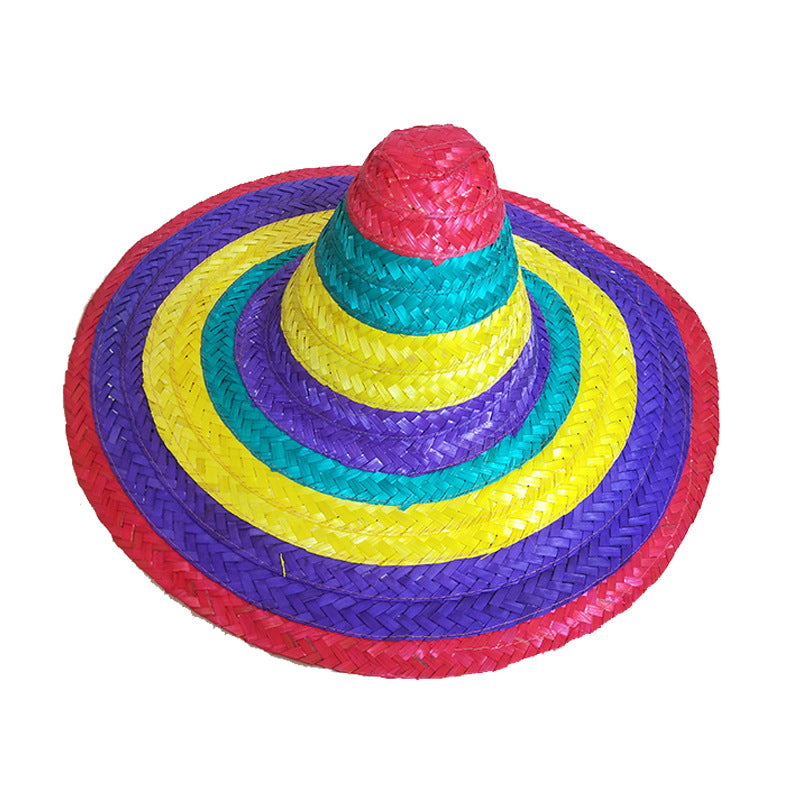 Halloween masquerade rainbow hat