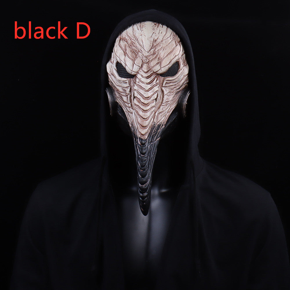 Gear Duke Halloween Gothic Black PU Beak Mask