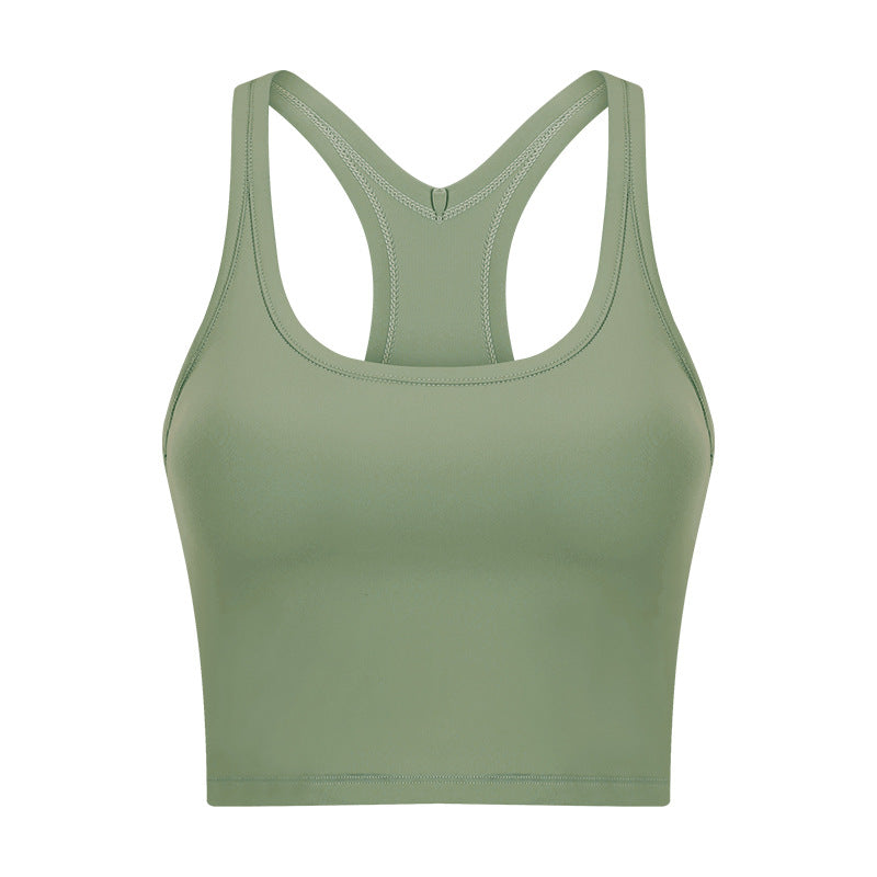 Yoga Vest With Chest Pad For Women