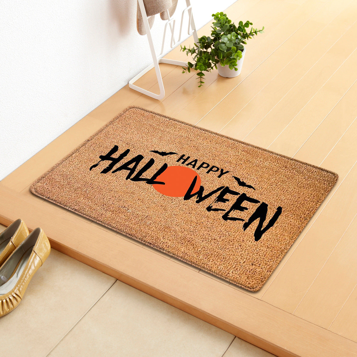 Halloween Letter Door Mat Kitchen Mat Bedroom Living Room Carpet Floor Mat