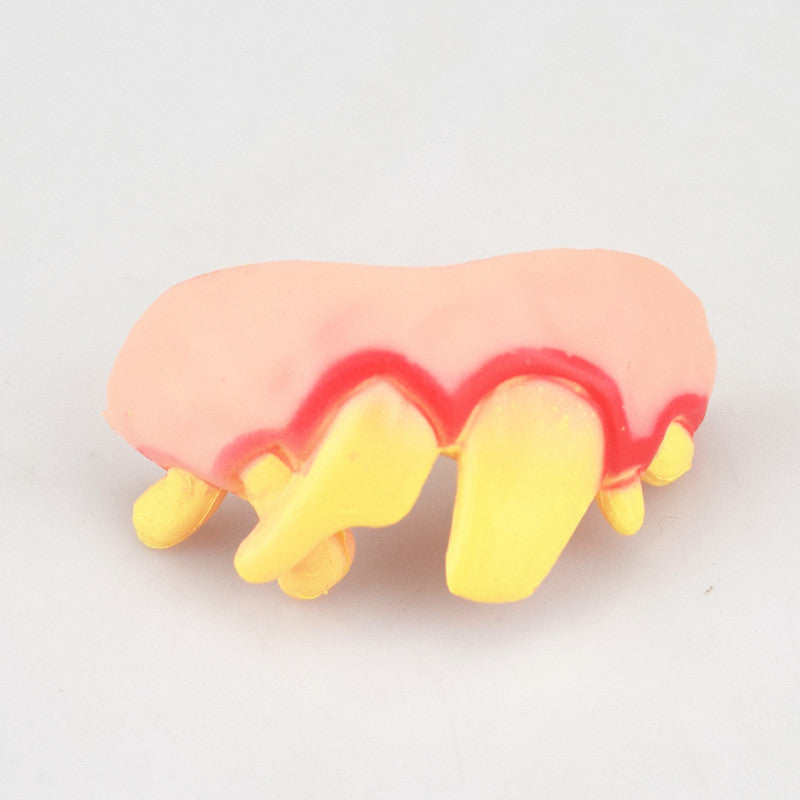 Fashion Simple Halloween Weird Fake Teeth Toys