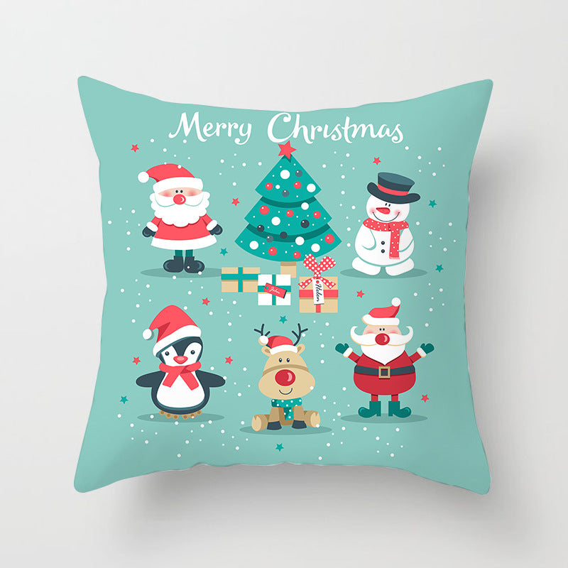 Christmas cartoon pillowcase