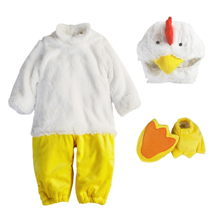Halloween Baby Go Out Cosplay Warm Romper Autumn And Winter