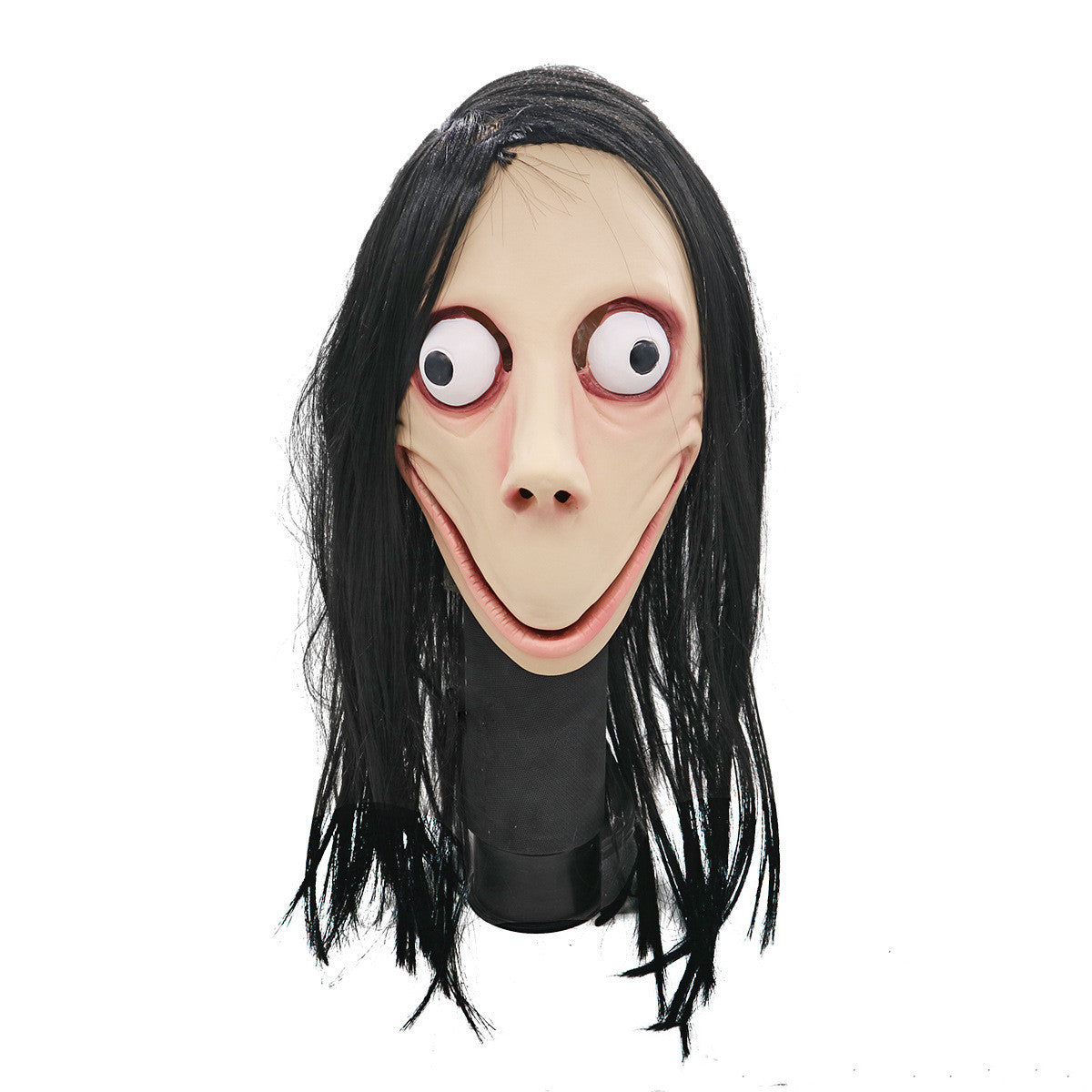 Halloween scary female ghost wig mask