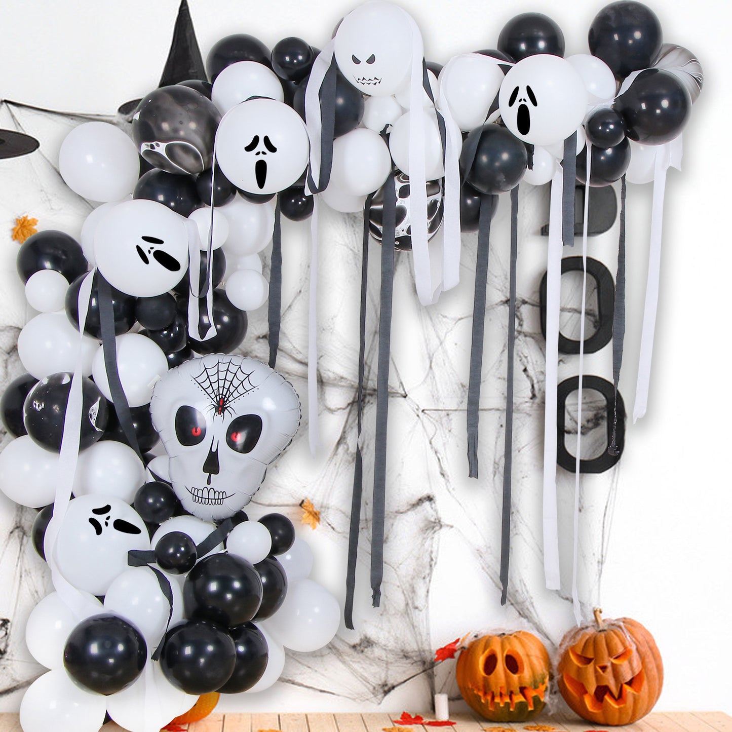 Halloween Aluminum Film Balloon Pumpkin Head Bat Spider