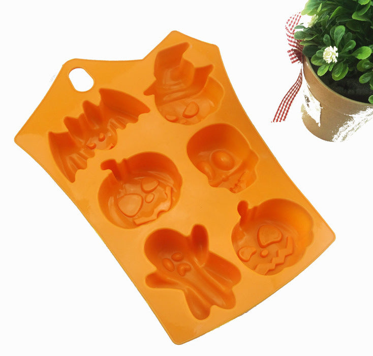 Halloween Pumpkin Bat Ghost Cake Mold