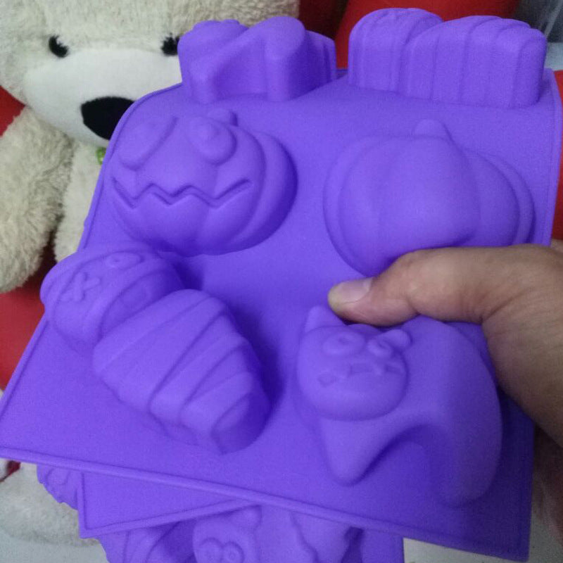 Halloween Pumpkin Ghost Mummy Silicone Cake Mold