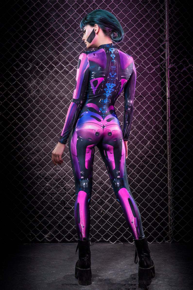 Bodysuit Cosplay Robet Cosplay Halloween