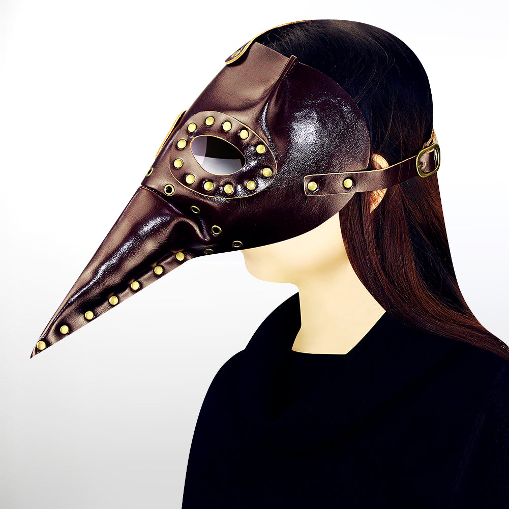 Domineering plague long beak doctor mask halloween