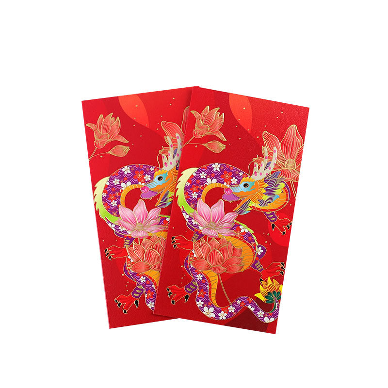 2024 Dragon Year Red Envelope Chinese New Year National Tide